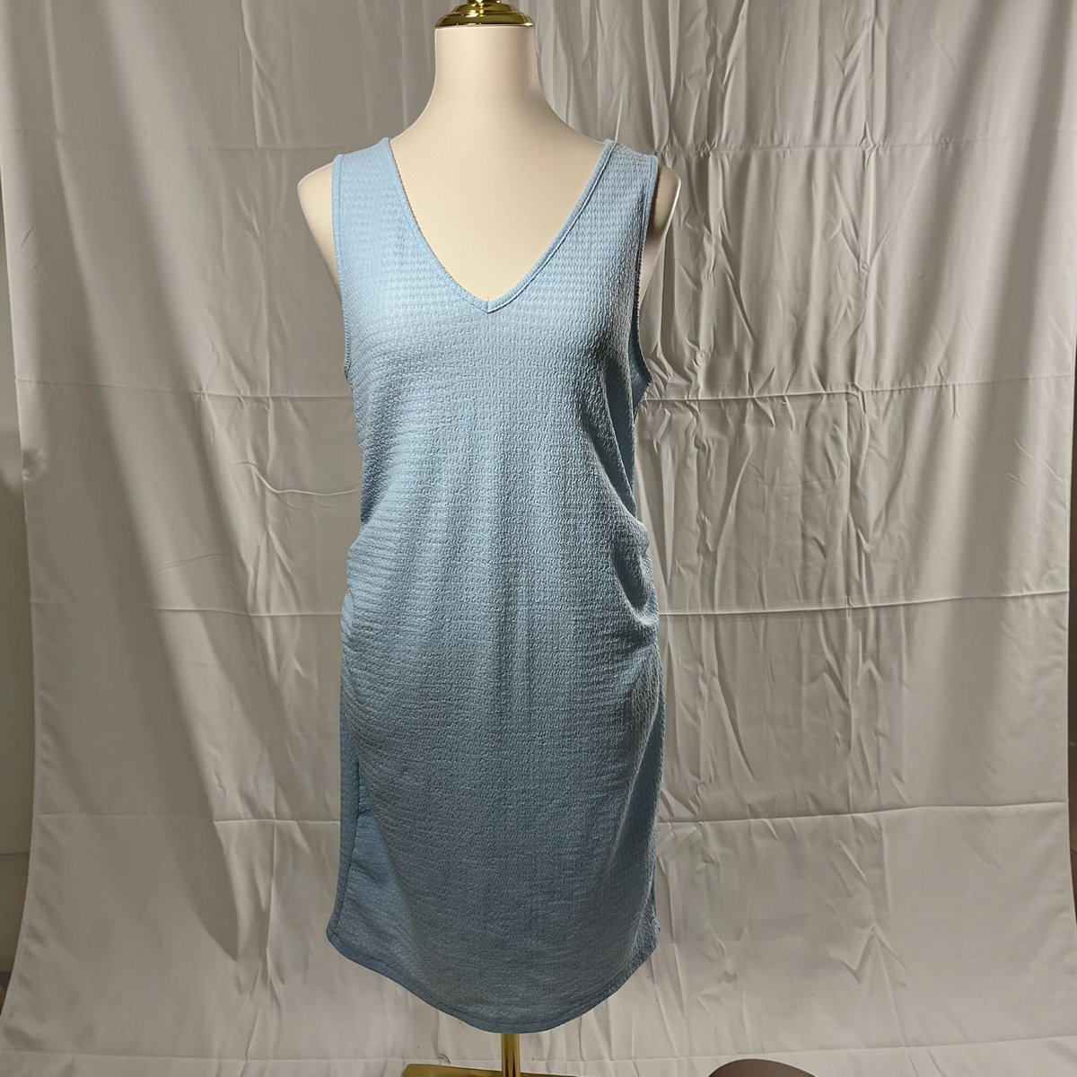 The Side-Ruched Body-Con Midi Dress by SHEIN