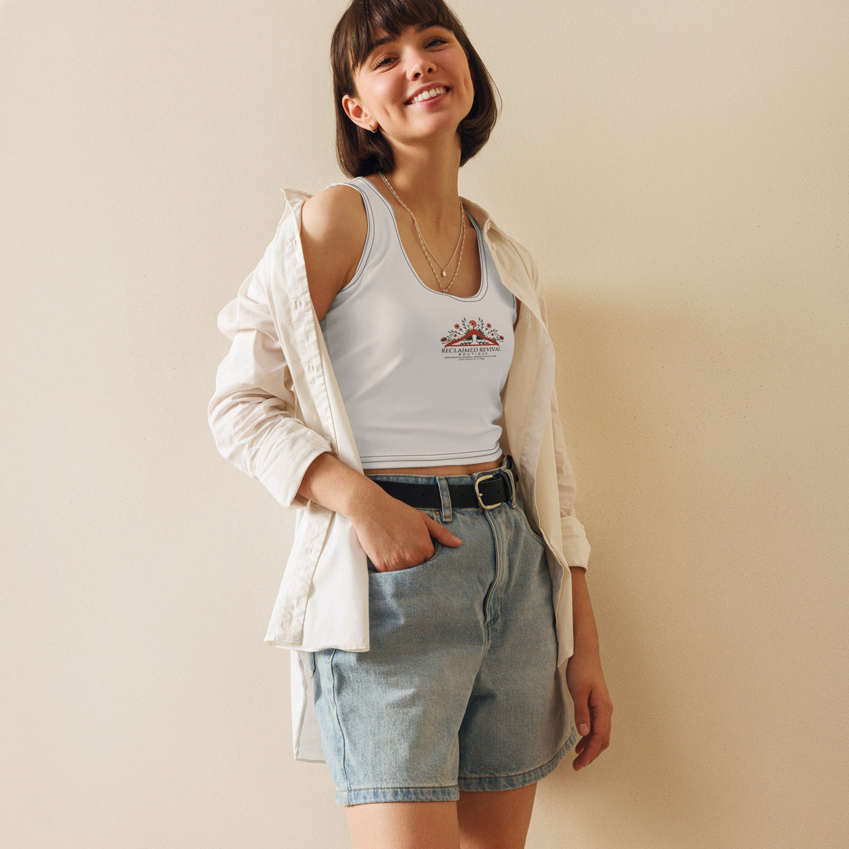 Reclaimed Revival Boutique Crop Top