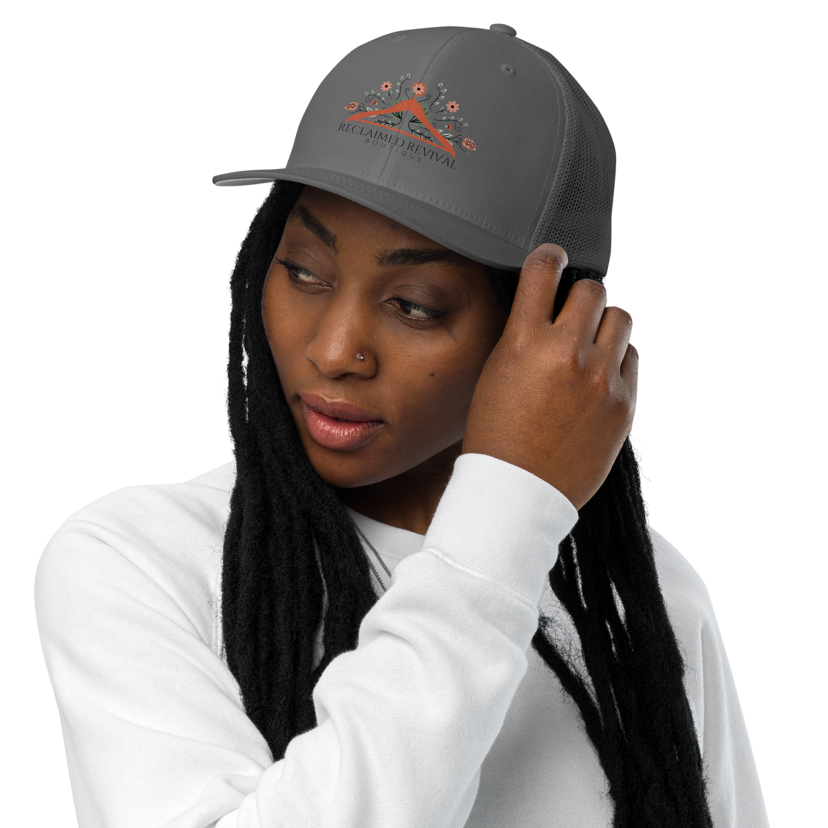 Men Fight Trafficking: Closed-Back Trucker Cap