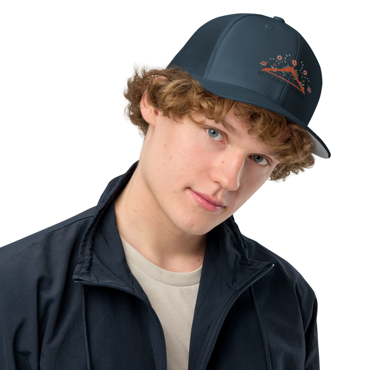 Men Fight Trafficking: Closed-Back Trucker Cap