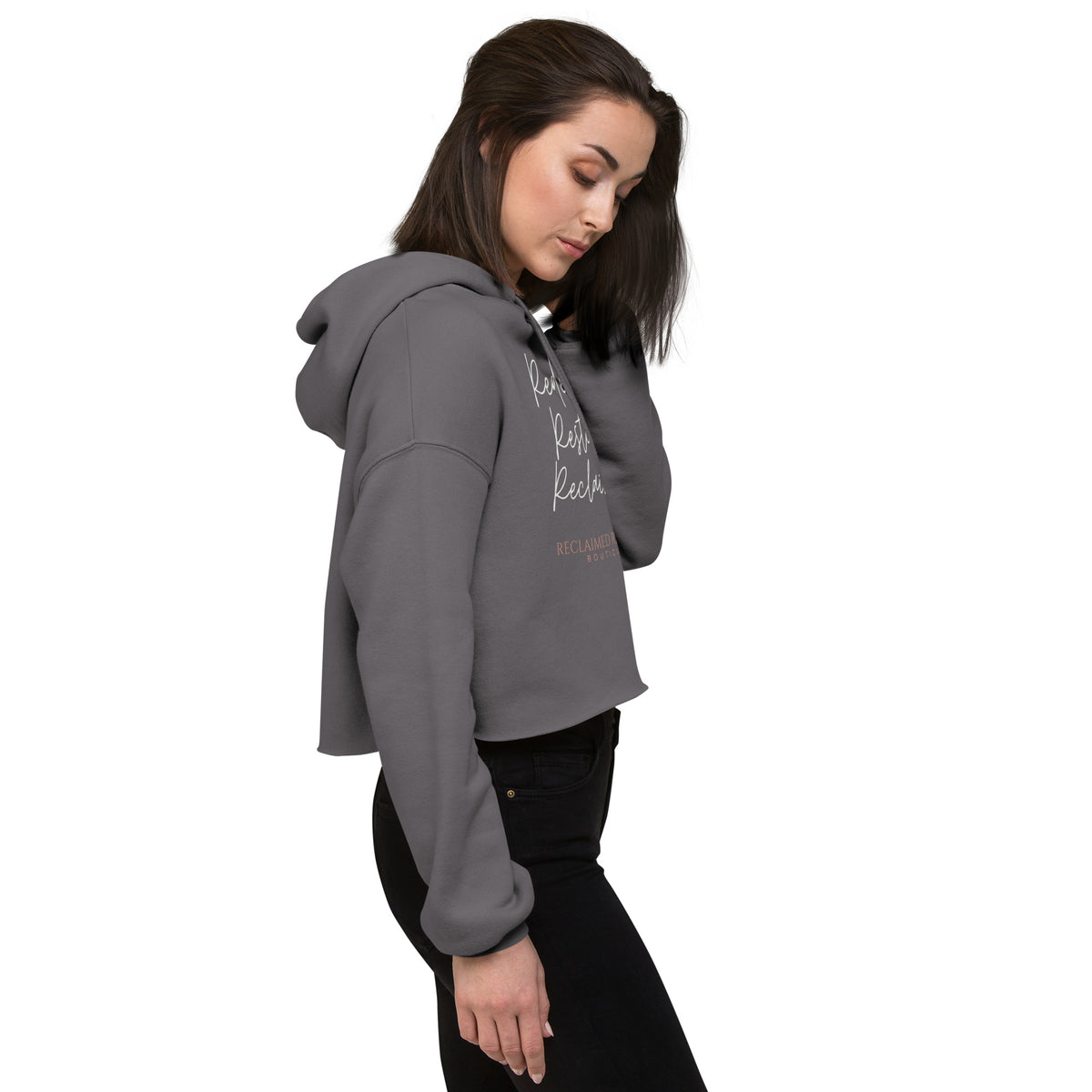 Reclaimed Crop Hoodie